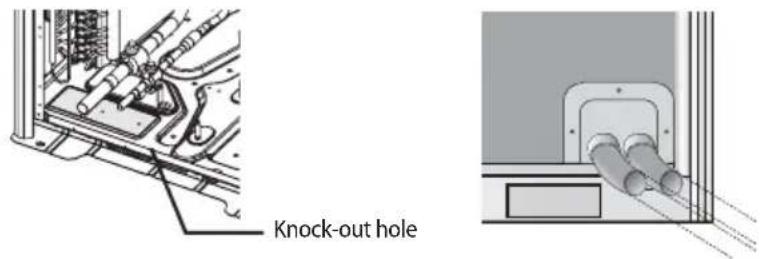 SAMSUNG AM100JXVAJH - Direction of the pipe - 3
