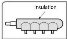 SAMSUNG AM100JXVAJH - Insulate the distribution header - 1
