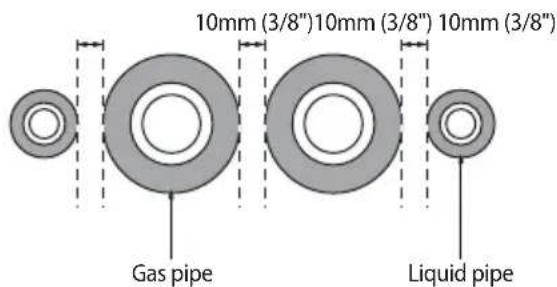 SAMSUNG AM080MXVAFC - Insulating pipes Insulating pipes connected behind the EEV kit - 2