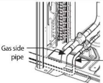 SAMSUNG AM080MXVAFC - Connecting refrigerant pipe for outdoor unit - 2