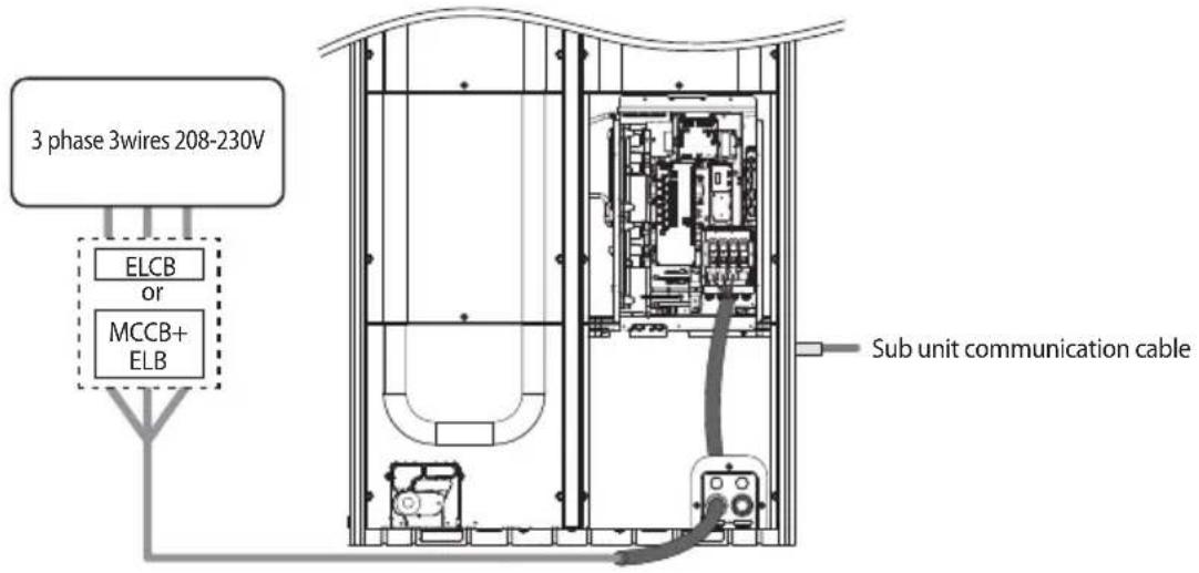 SAMSUNG AM080MXVAFC - Fixing the power cable - 1