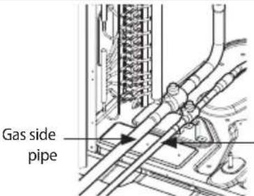 SAMSUNG AM080MXVAFC - Connecting refrigerant pipe for outdoor unit - 1