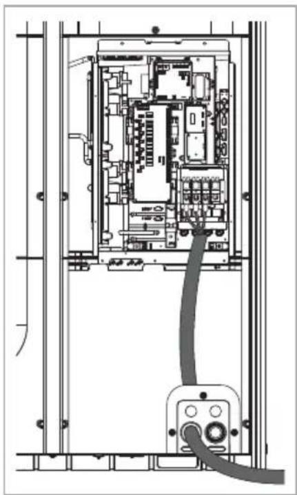 SAMSUNG AM080MXVAFC - Withdrawing the power cable - 1
