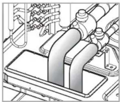 SAMSUNG AM080MXVAFC - Insulating the pipe located inside of the outdoor unit - 1
