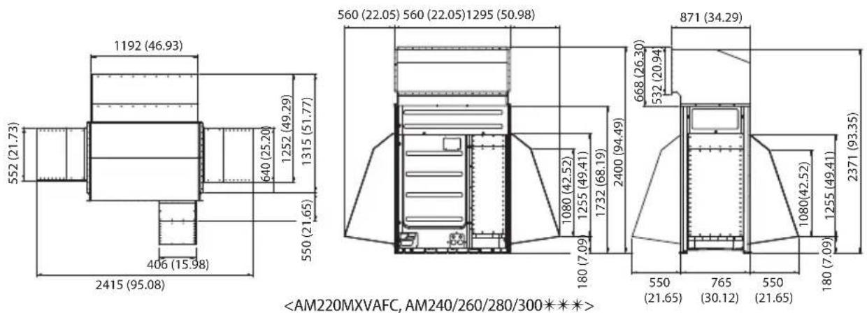 SAMSUNG AM120MXVAFC - Cautions regarding on installing the frame and selecting the base ground - 3