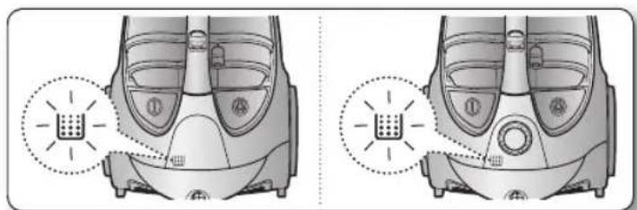 SAMSUNG SC8836 - WHEN TO CLEAN THE DUST PACK - 1