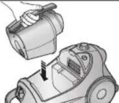 SAMSUNG SC8836 - CLEANING THE DUST PACK - 12