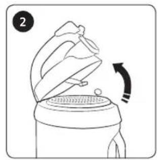 SAMSUNG SC21K5170HG - Cleaning the dust filter - 2