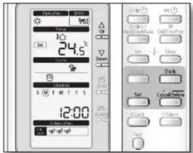 SAMSUNG RC140MHXGA - SETTING THE DAILY SCHEDULE - 2