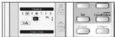 SAMSUNG RC140MHXGA - SETTING THE DAILY SCHEDULE - 3