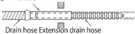SAMSUNG AQV12PSBAX - Drain hose installation - 3