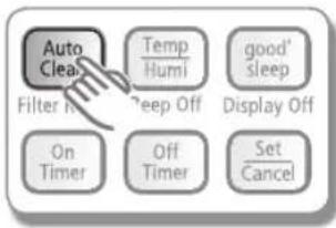 SAMSUNG AQV12PSBAX - Using the Auto Clean function - 1