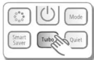 SAMSUNG AQV12PSBAX - Using the Turbo function - 1