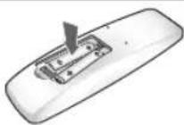 SAMSUNG AQV12PSBAX - Inserting the batteries - 3
