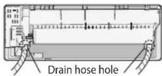 SAMSUNG AQV12PSBAX - Drain hose installation - 2
