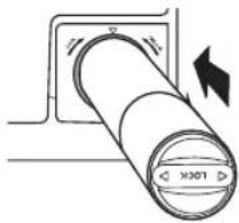 SAMSUNG RH77H90507H - पानी के फिल्टर को बदलना - 4