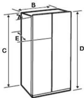 SAMSUNG RH77H90507H - Selecting the best location for the Refrigerator - 1