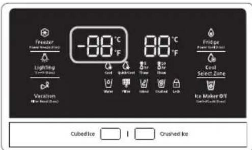 SAMSUNG RH77H90507H - Controlling the Freezer temperature - 1