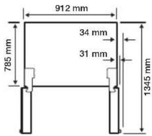 SAMSUNG RH77H90507H - Selecting the best location for the Refrigerator - 3