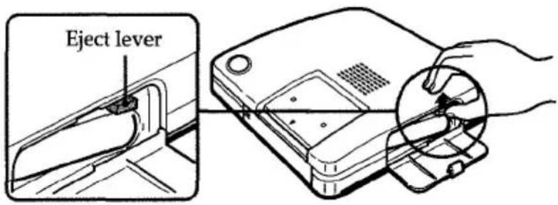 OLYMPUS Camedia P-330 - To remove the used ink ribbon cartridge - 1