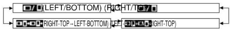 OLYMPUS Camedia P-440 - Select the margin area using the left and right arrow buttons. - 1