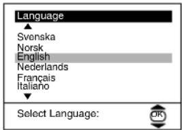 Language Svenska Norsk English Nederlands Français Italiano Select Language: OK
