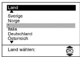 Land Sverige Norge Italia Deutschland Österreich Land wählen: