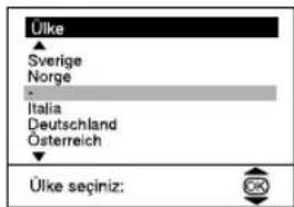 Ülke Sverige Norge Italia Deutschland Österreich Ülke seçiniz: