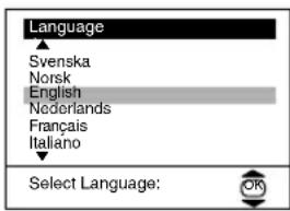 Language Svenska Norsk English Nederlands Français Italiano Select Language: OK