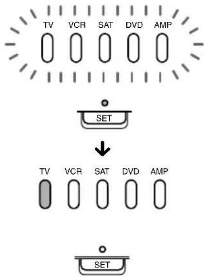 SONY RM-VZ800T - Example: To erase the function "learned" by the TV button - 1