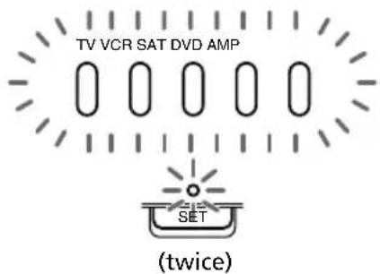 TV VCR SAT DVD AMP SET (twice)