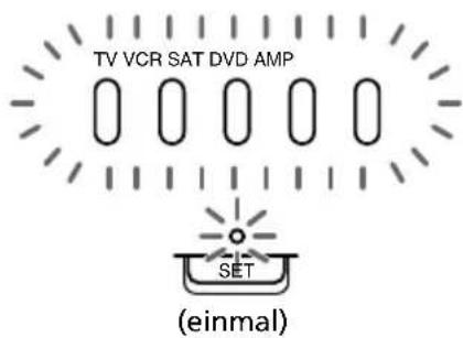 TV VCR SAT DVD AMP SET (einmal)