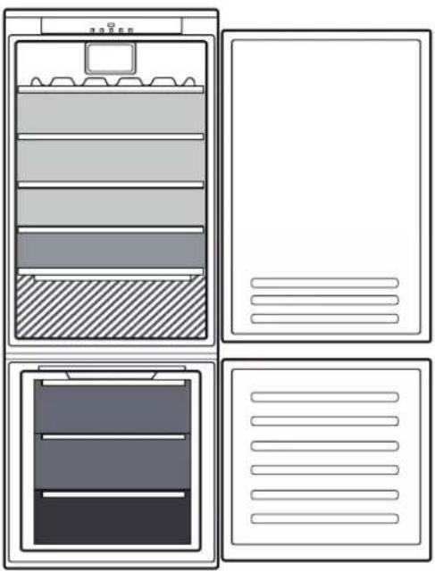 HOTPOINT BCB 4010 E O31 - ÉLELMISZEREK ÉS ITALOK TÁROLÁSA - 1