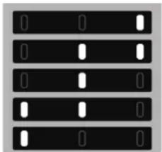 HOTPOINT BCB 4010 E O31 - Светещи светодиоди Зададена температура - 1