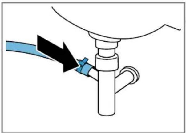 SIEMENS WM12N291CH - Wasserablaufschlauch am Siphon reinigen - 3