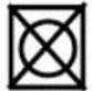 SanGiorgio S5611C - LAUNDRY SYMBOLS NOT FOR MACHINE WASHING - 17