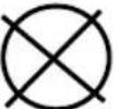 SanGiorgio S5611C - LAUNDRY SYMBOLS NOT FOR MACHINE WASHING - 13