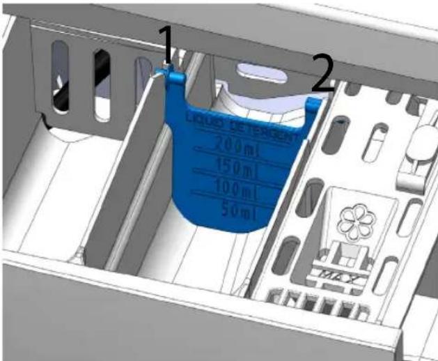 SanGiorgio S5611C - LIQUID DETERGENT BULKHEAD INSERT - 1
