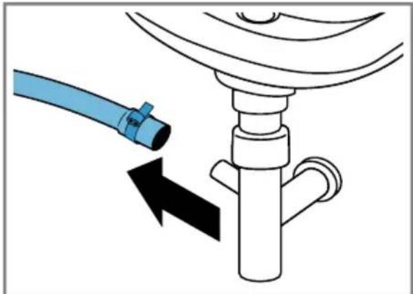 BOSCH WAU28U00 - Wasserablaufschlauch am Siphon reinigen - 1