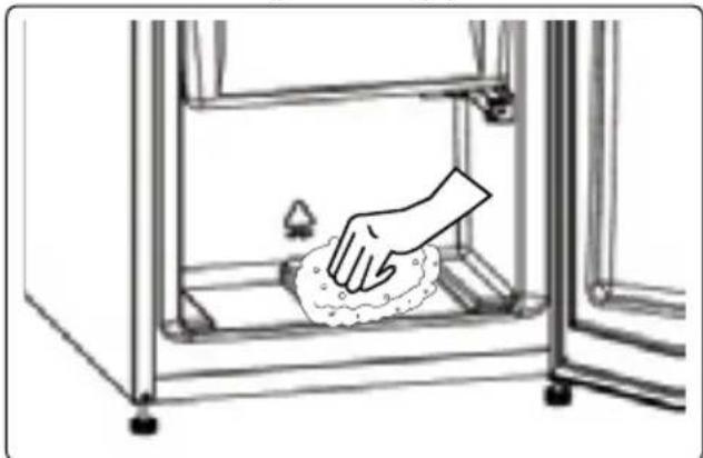 ELECTRA ECS7030IE - Freezer defrosting process - 1