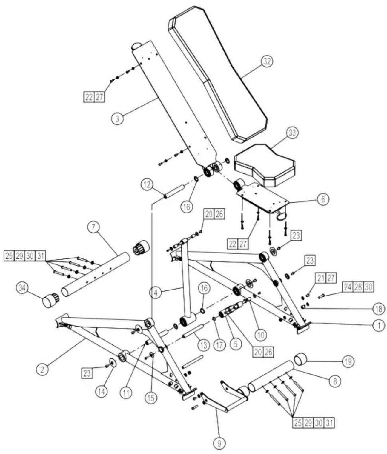 TAURUS 1170 - Exploded Drawing - 1