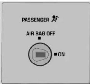GMC Savana Cargo (2019) - AirbagOn-OffSwitch - 1
