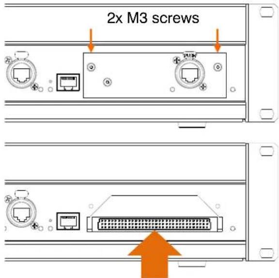 2x M3 screws