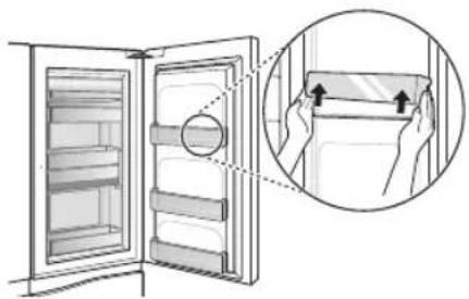 LG GS-L668PNL - Removing and Refitting the Door in Door basket - 1