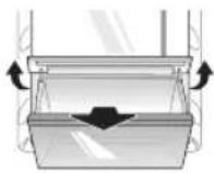 LG GS-L668PNL - Removing and Refitting the Vegetable Drawer - 2