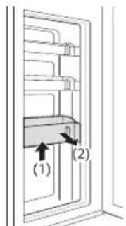 LG GS-L668PNL - Removing and Refitting the Door in Door basket - 2