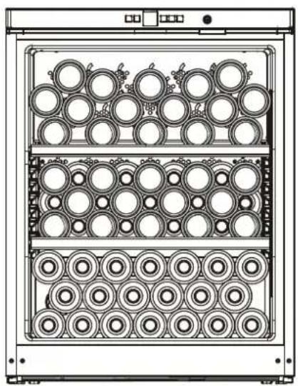 LIEBHERR WKB4112LH - Storage diagram - 1