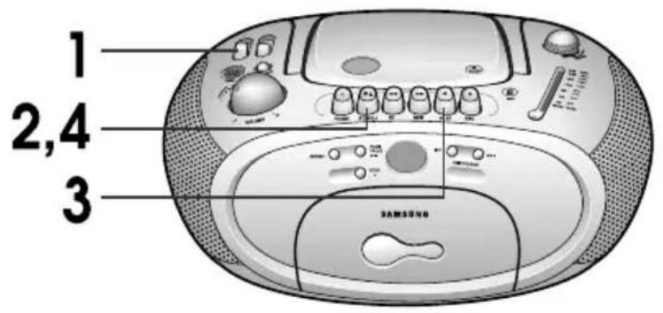 SAMSUNG RCD-S20 - Прослушивание кассеты - 2