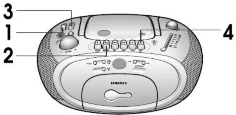 SAMSUNG RCD-S20 - Запись передач радиостанций - 1