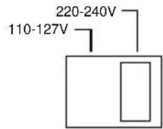 SAMSUNG RCD-S20 - ■ Переключатель напряжения (не во всех моделях) - 1